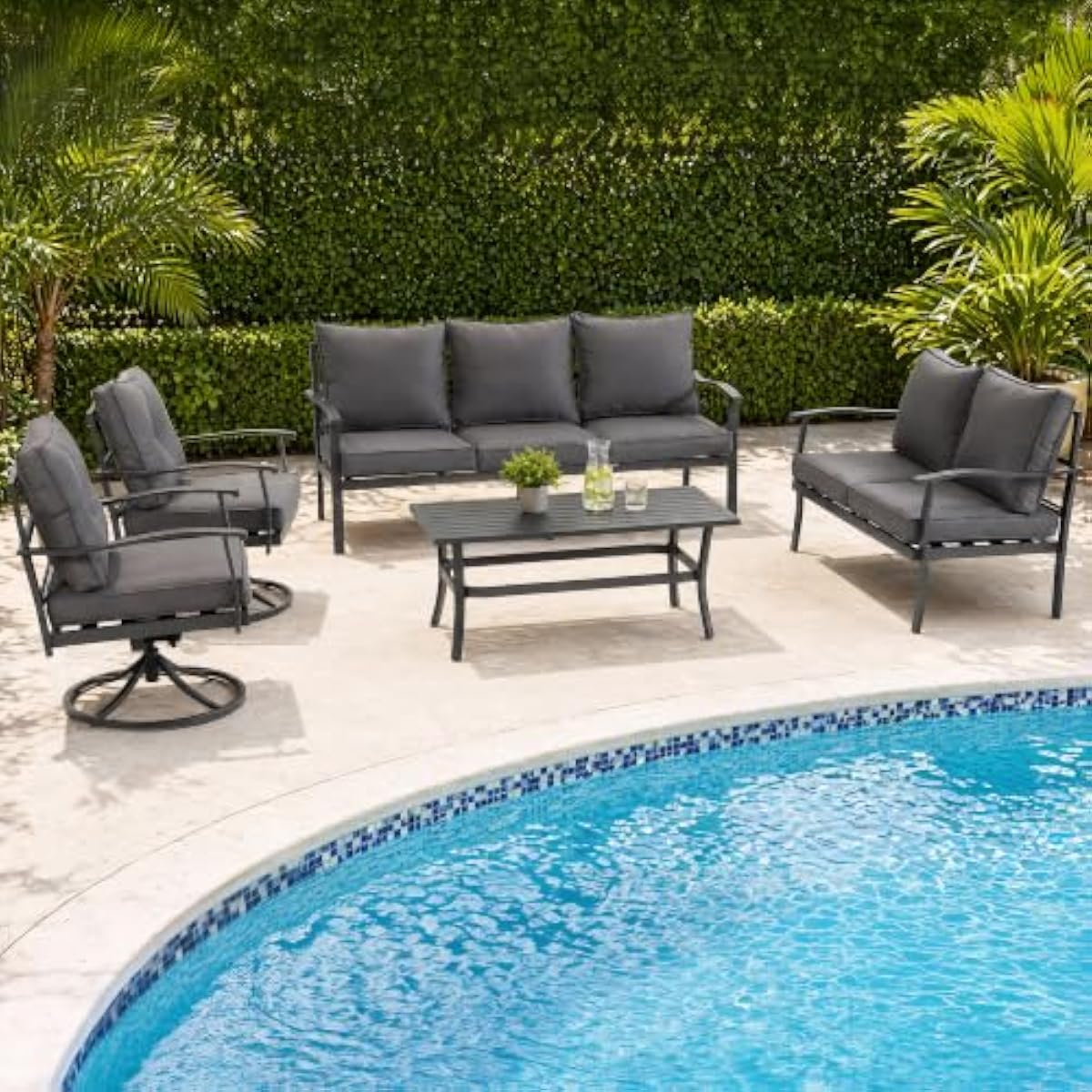 Outdoor Furniture Plus - Set Kursi Luar Ruangan Modern 5
