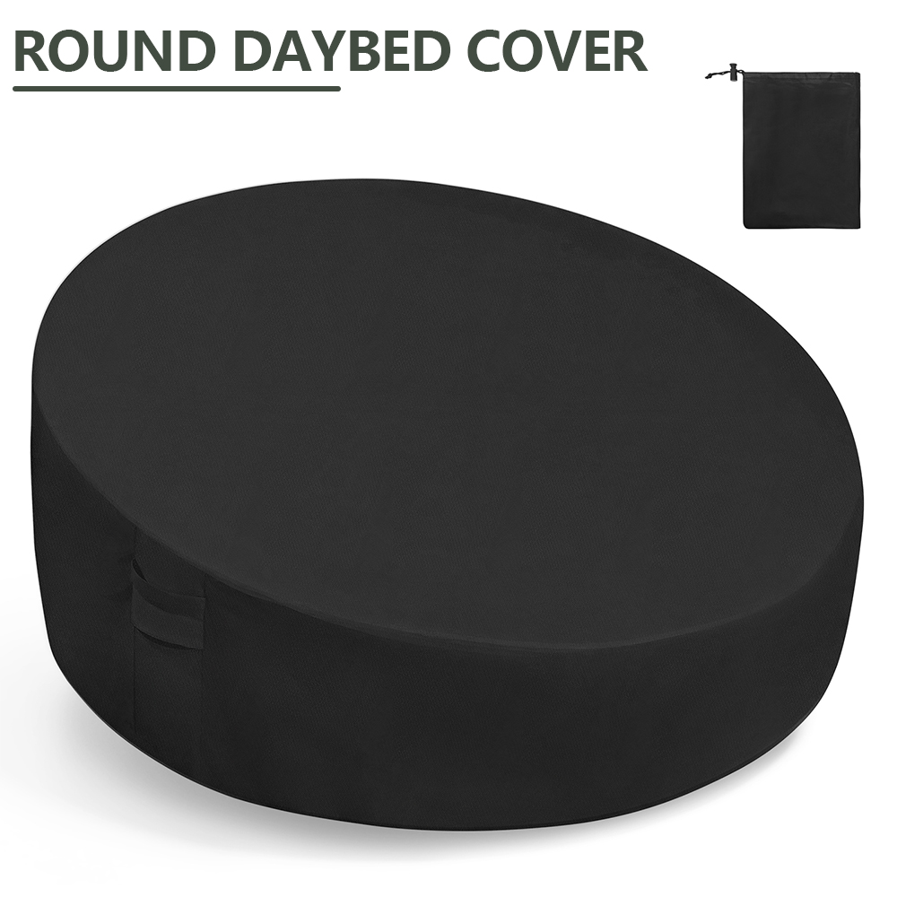 Outdoor Furniture Covers Waterproof - Penutup Daybed Bulat 210D Kain Oxford