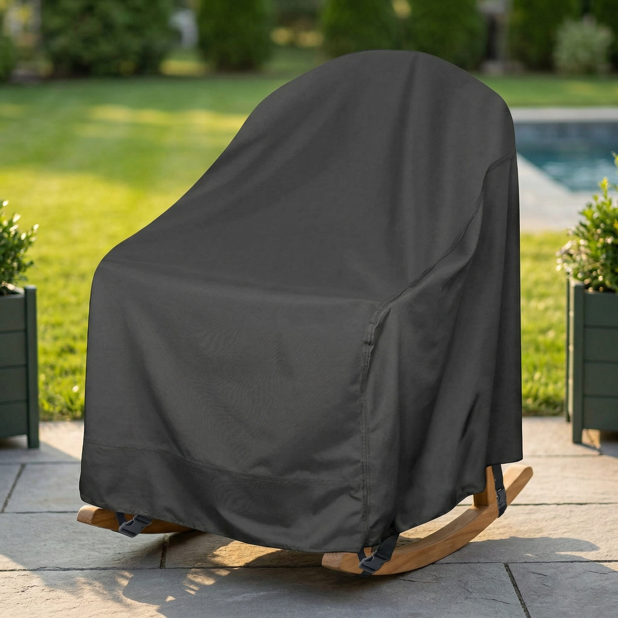 Outdoor Furniture Covers Waterproof - Sarung Kursi Goyang Luar Ruangan, Tahan