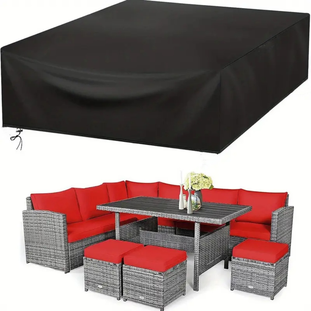 Outdoor Furniture Covers Waterproof - (Panjang 102-137 Inci) Ukuran Teras Luar
