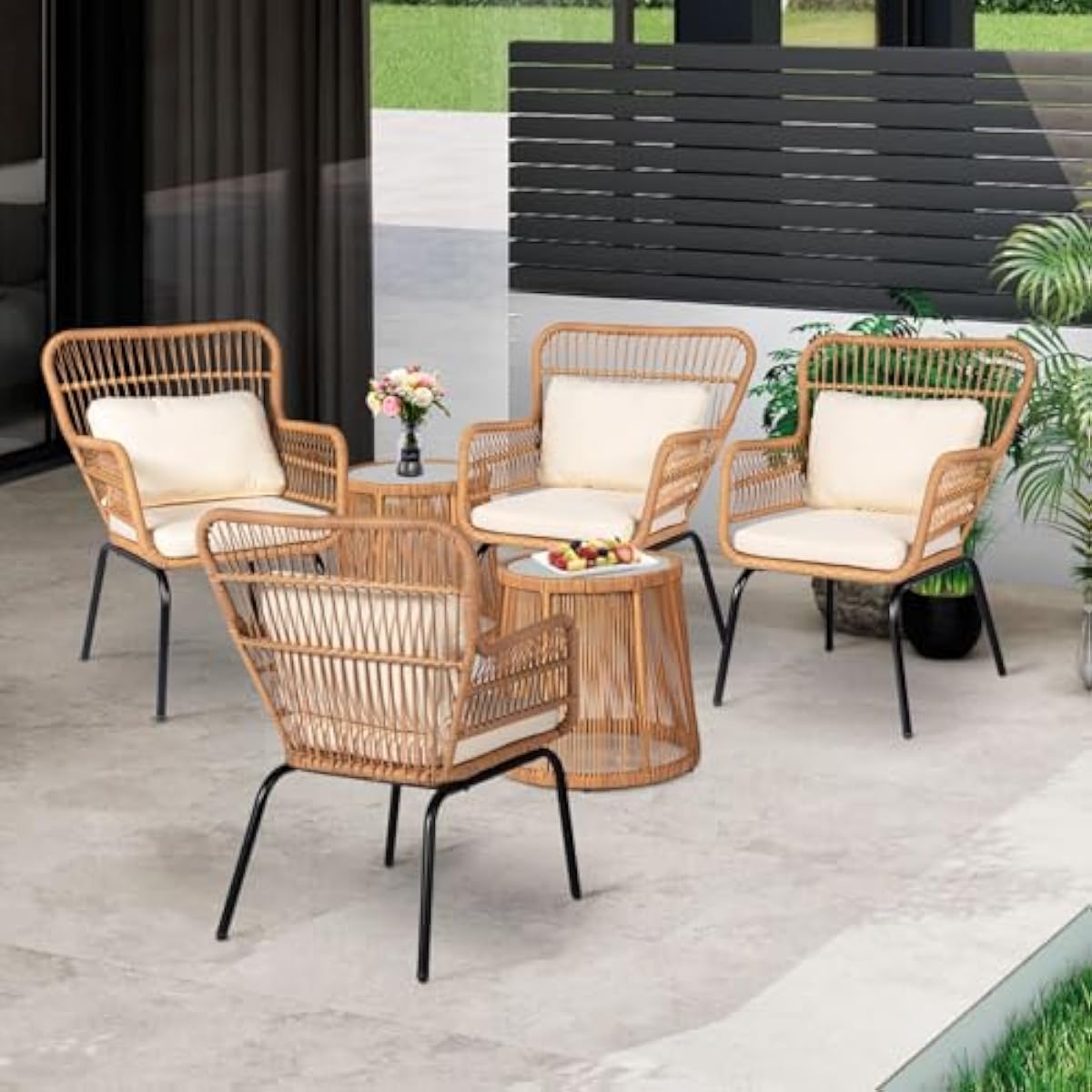 Outdoor Furniture Plus - Set Kursi Santai Modern untuk Ruang