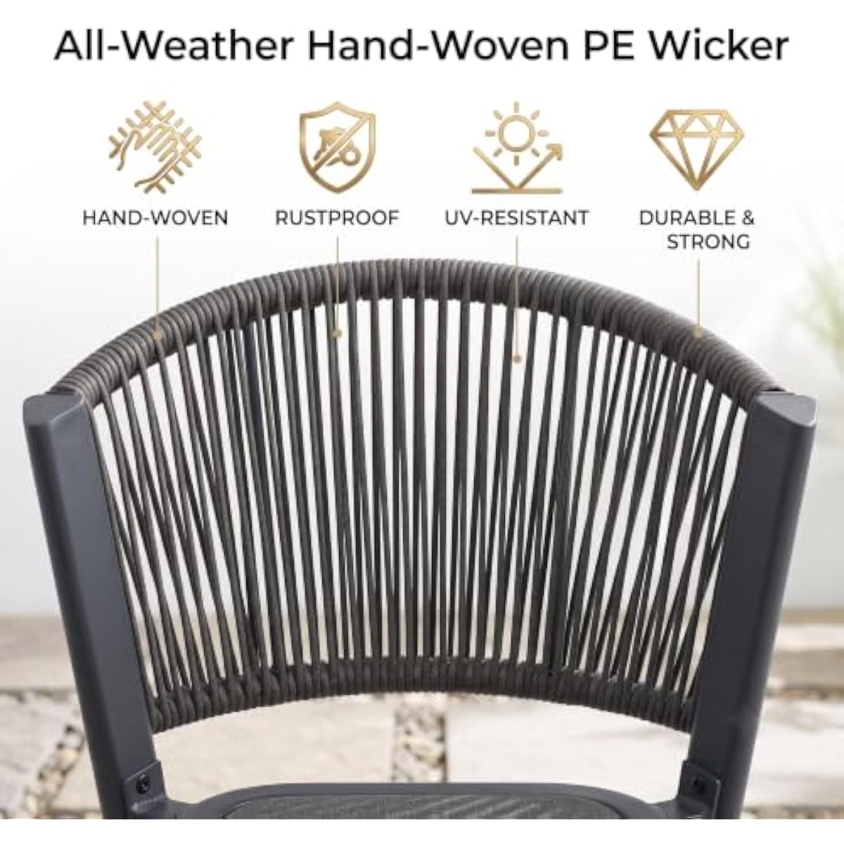 Set Meja Makan Teras Modern Be - Outdoor Furniture Plus ulasan dan harga