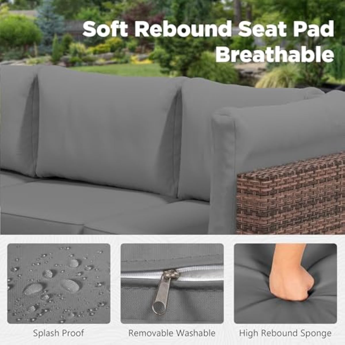 Set perabot teras rotan tahan  - Outdoor Furniture Plus ulasan dan harga