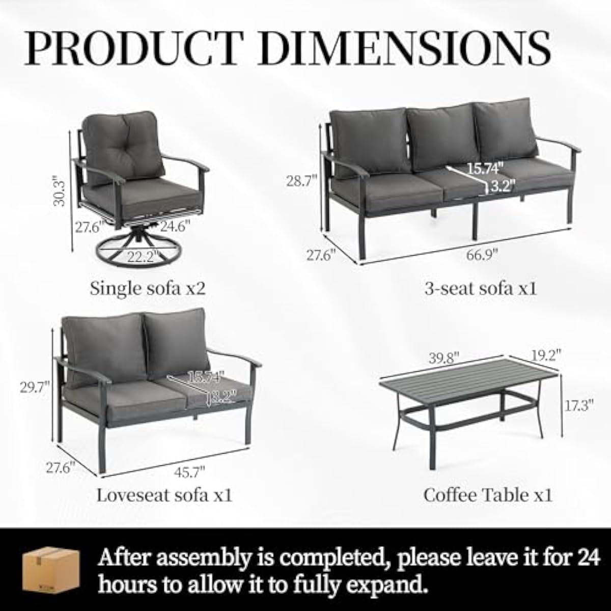 Set Kursi Luar Ruangan Modern  - Outdoor Furniture Plus ulasan dan harga
