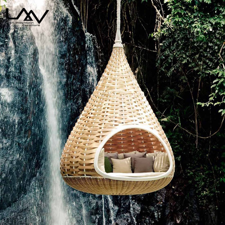 Kursi gantung anyaman bentuk s - Outdoor Furniture For Pool ulasan dan harga