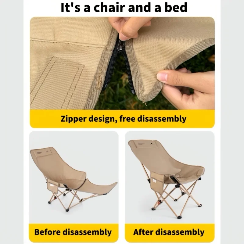 Kursi Bulan Lipat Portabel yan - Outdoor Furniture Used ulasan dan harga