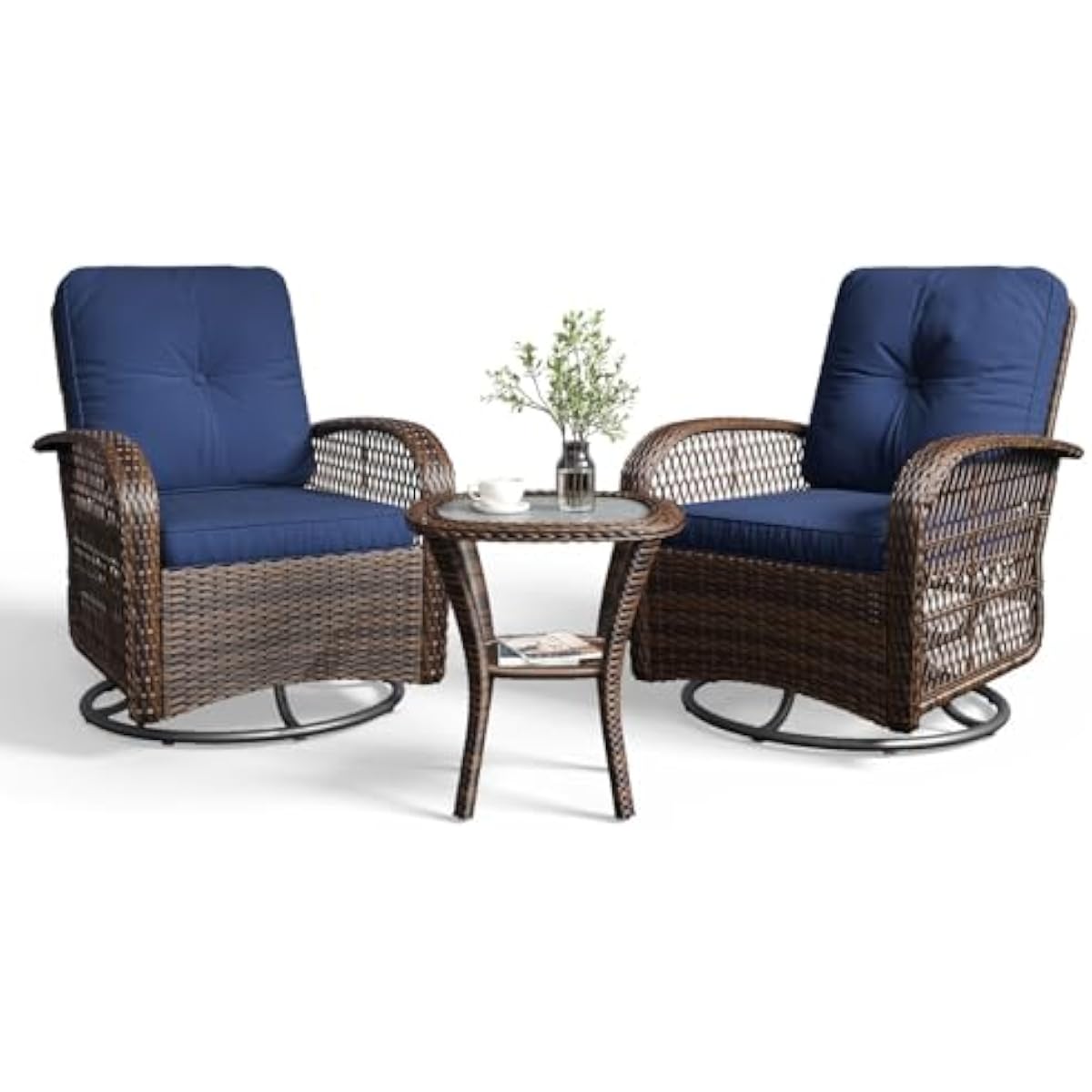 Set Bistro Modern 3-Potong unt - Outdoor Furniture Plus ulasan dan harga