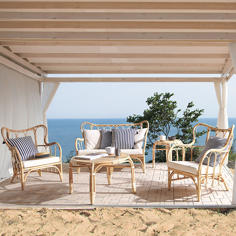 Sofa rotan alami untuk luar ru - Outdoor Furniture Indonesia ulasan dan harga