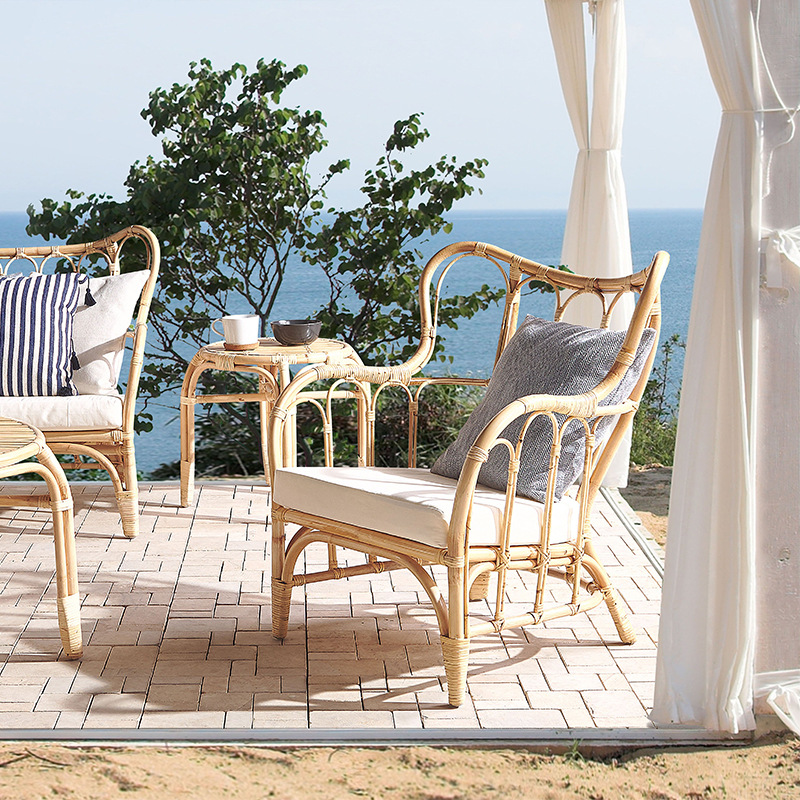 Sofa rotan alami untuk luar ru - Outdoor Furniture Indonesia ulasan dan harga