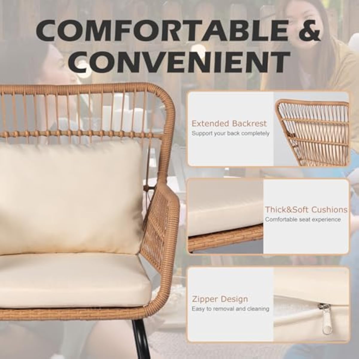 Set Kursi Santai Modern untuk  - Outdoor Furniture Plus ulasan dan harga